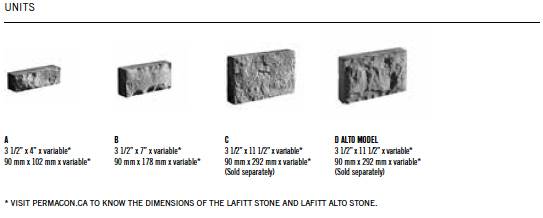 Lafitt Stone and Lafitt Alto Stone